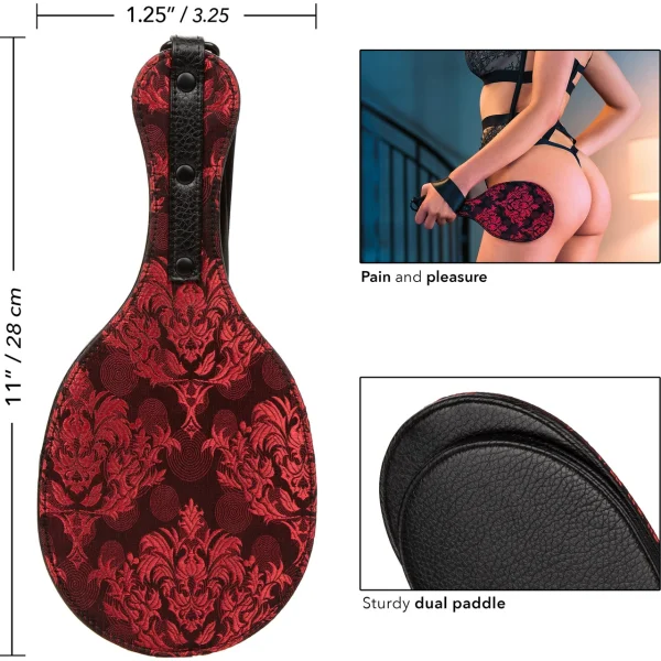 Scandal Round Double-Paddle in Red