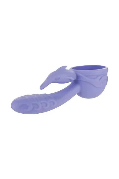 Dual Pleasure Silicone Dolphin Wand Attachment