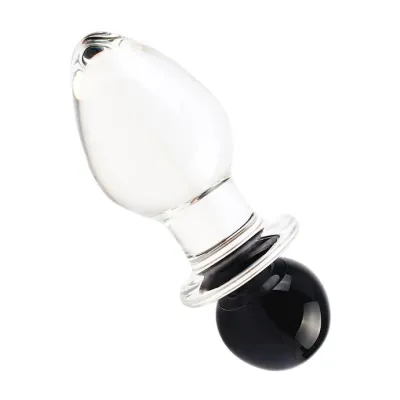 Lucent Ball Glass Butt Plug