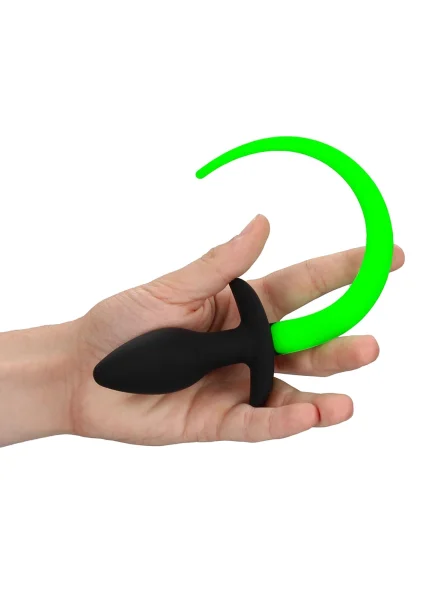 Ouch! Glow In The Dark Puppy Tail Plug