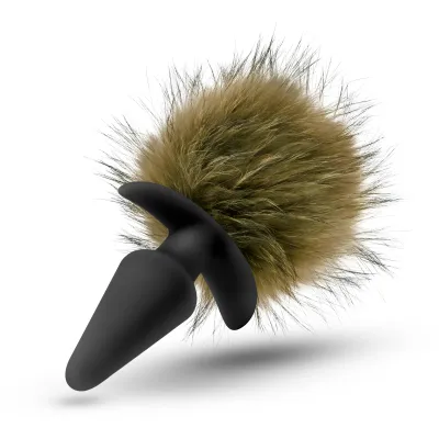 Pom Plugs Fur Pom Pom Brown