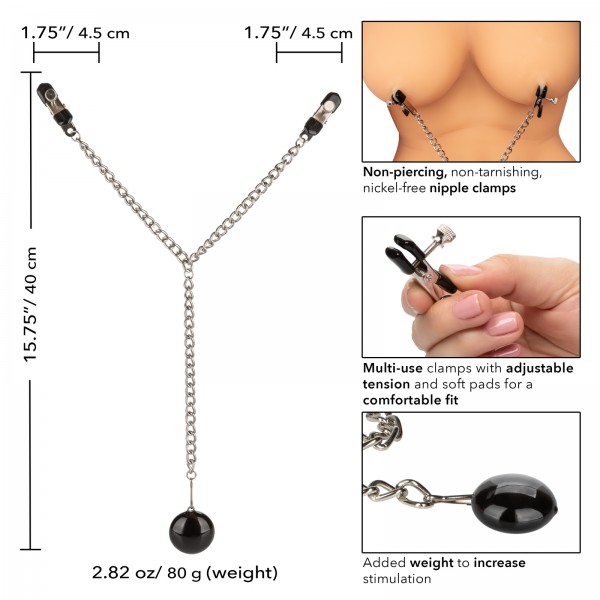 Weighted Disc Nipple Clamps