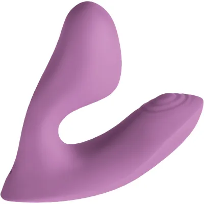 Desire Demure Dual Motor Rechargeable Silicone Wearable Dual Stimulation Vibrator Lavender
