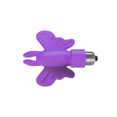The 9 s Flirt Finger Butterfly Finger Vibrator Purple