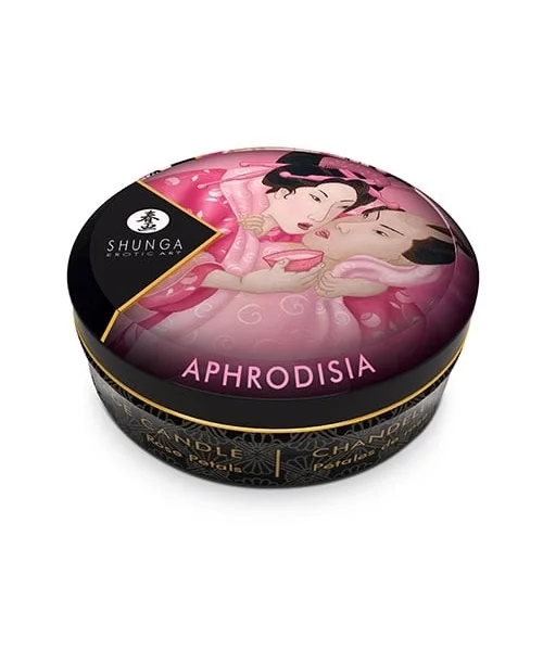 Mini Massage Candle Rose Petals 30ml/1oz.