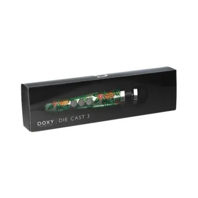 Personal Massagers Doxy Die Cast 3 Compact Wand Vibrator Pineapple