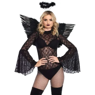 2 Pc Angel Accessory Kit Black
