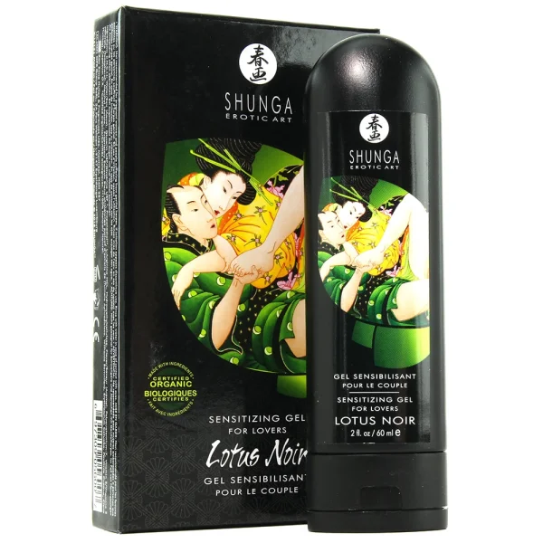 Shunga Lotus Noir Organic Sensitizing Gel For Lovers - 2 oz