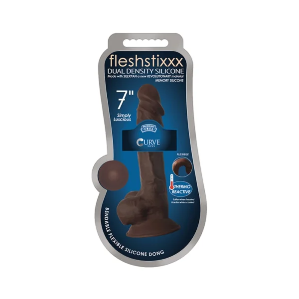 Fleshstixxx Silicone Silexpan 7 inches Dildo W/balls — image 4 of 13