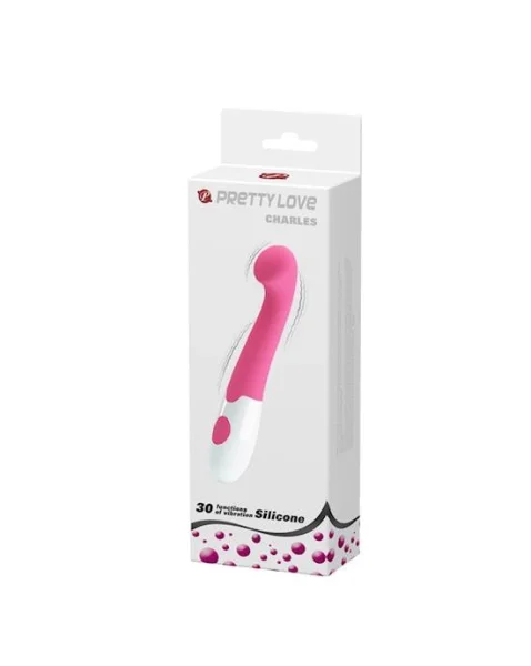 Charles G-spot Vibrator - Pink - 6.7 Inch