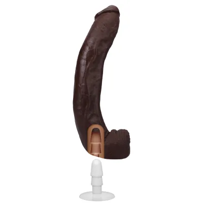 Signature Cocks Dredd 13 5 Inch Ultraskyn Cock With Removable Vac U Lock Suction Cup Chocolate