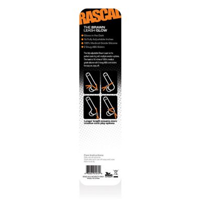 The Brawn Cock Leash Glow Orange Orange