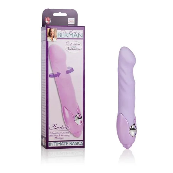 Charlotte Silicone Massager Purple