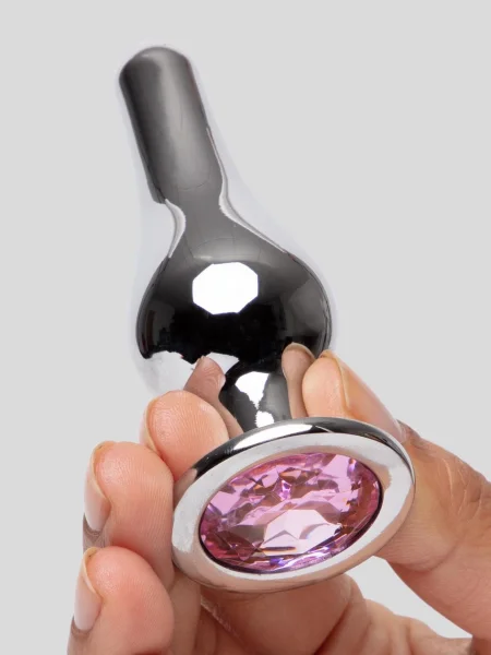 Lovehoney Jeweled Metal Tapered Butt Plug 3 inch