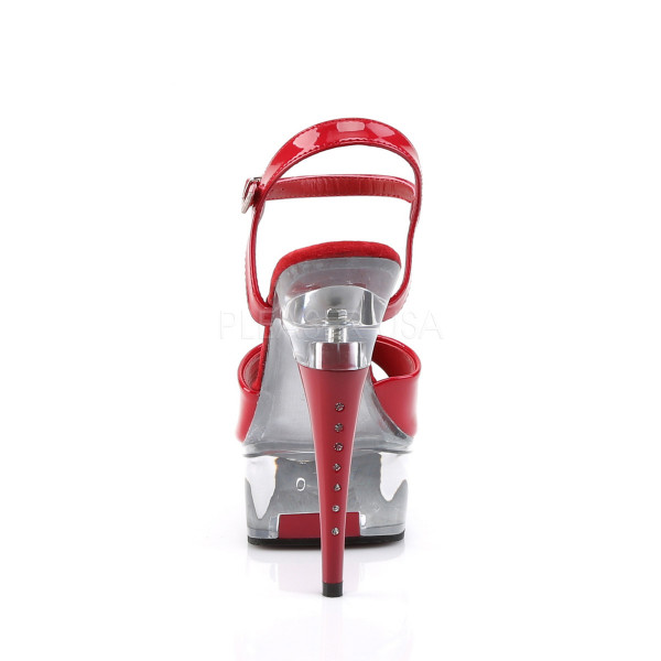 CAPTIVA-609 - 6" Ankle Strap PF Sandal W/RS On Heel — image 4 of 12