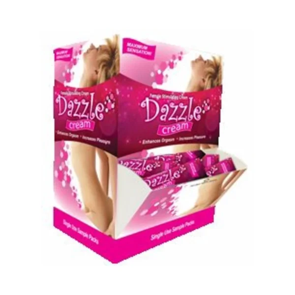 Dazzle Female Stimulating Cream Sampler Display Of 50