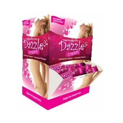 Dazzle Female Stimulating Cream Sampler Display Of 50