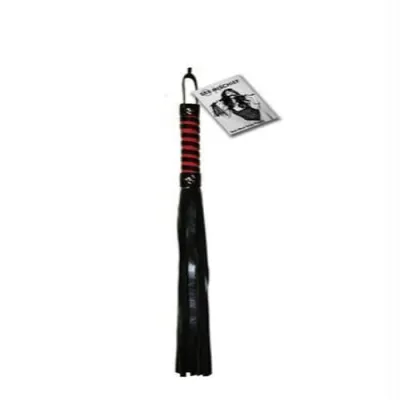 Sex and Mischief Stripe Flogger Red and Black