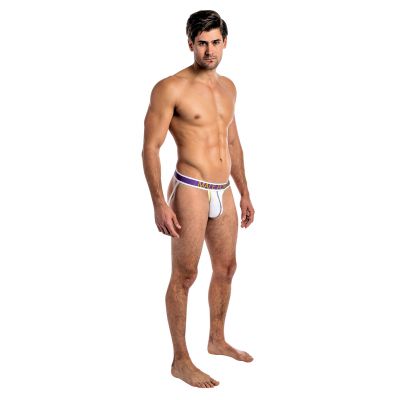 Classic White Jock Strap L XL