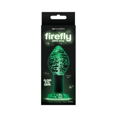 Firefly Glass Plug Large Clear