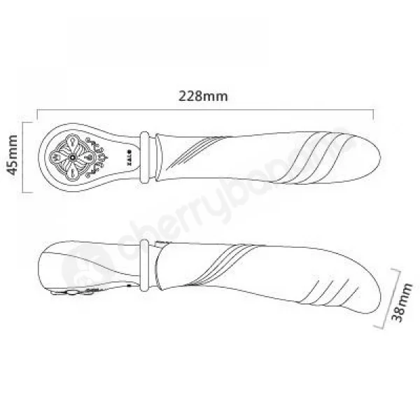 Zalo Desire Fairy Pink Pre-Heating Thrusting Vibrator