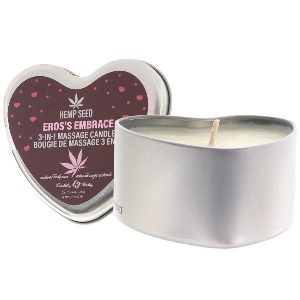 3 in 1 Massage Heart Candle - Eros's Embrace