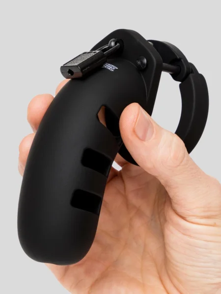 Man Cage Medium Silicone Chastity Cage 4.5 Inch