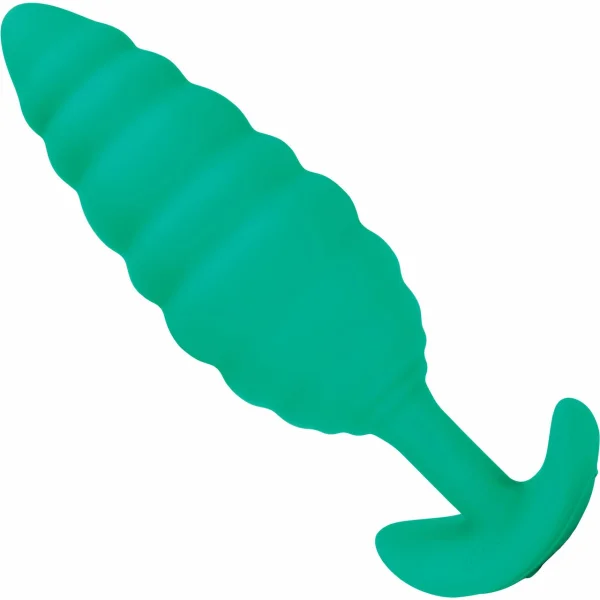B-vibe Twist Texture Plug Green