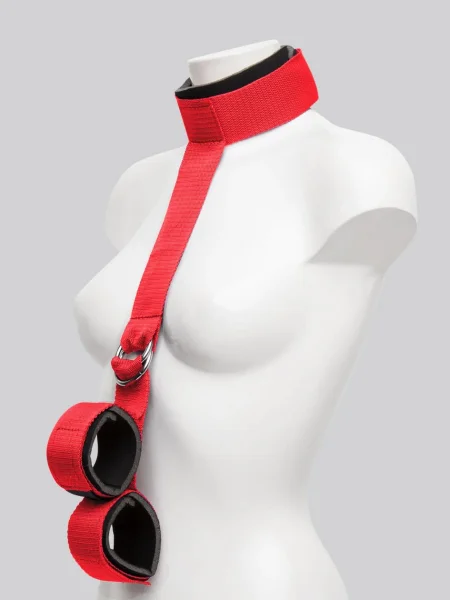 Scarlet Bound Collar-to-Wrist Restraint