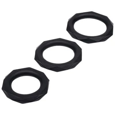 Bondara Screw You Set of Three Cock Rings