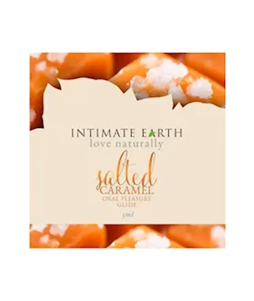 Intimate Earth Oral Pleasure Glide Salted Caramel Foil 3 Ml - 3ml — image 2 of 2