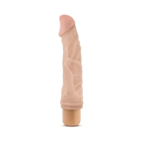 Dr Skin Cock Vibe #6 9 inches Dong Beige