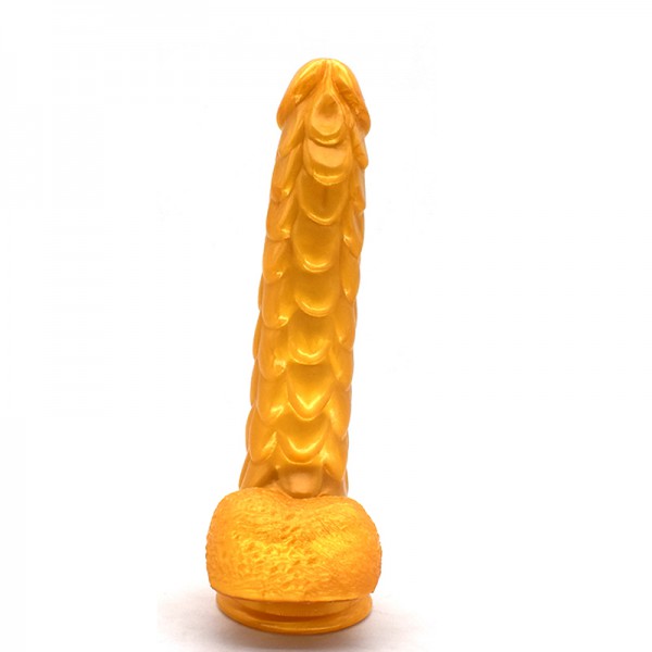 9'' Golden Dragon Cock