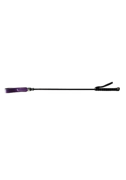 Long Leather Riding Crop Slim Tip