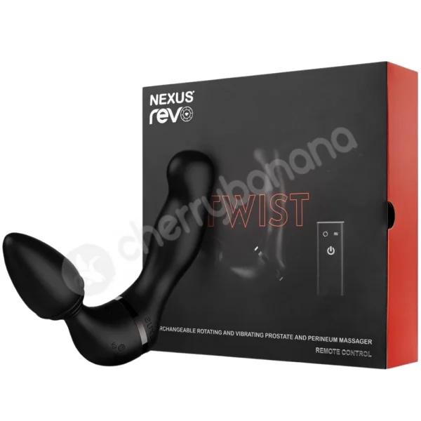 Nexus Revo Twist 4 in 1 Interchangeable Rotating & Vibrating Anal Massager