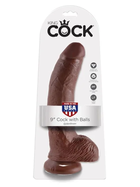 King Cock - 9 in. Cock With Balls