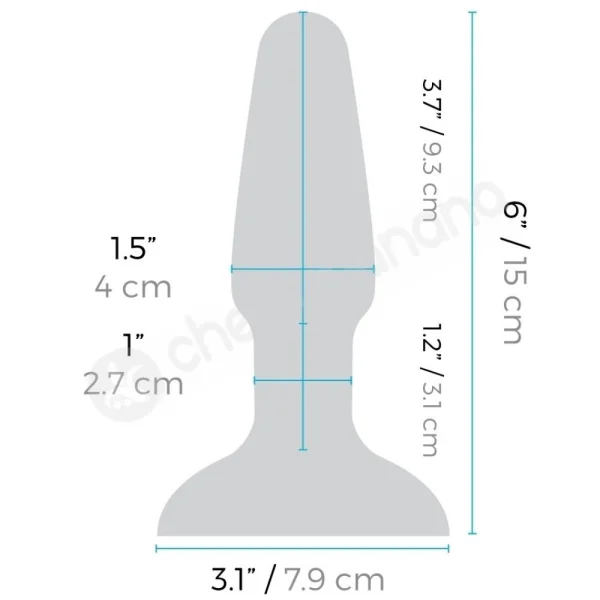 B-Vibe Limited Edition Rimming Plug 2 Space Green 4.8" Anal Plug With Gift Set