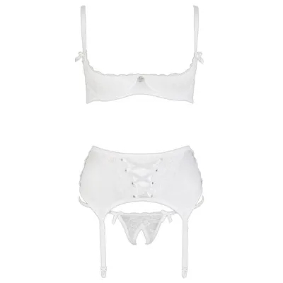 Atsra Shelf Bra Set White Large