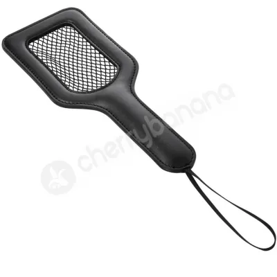 Sex Mischief Black Fishnet Paddle With Wrist Strap