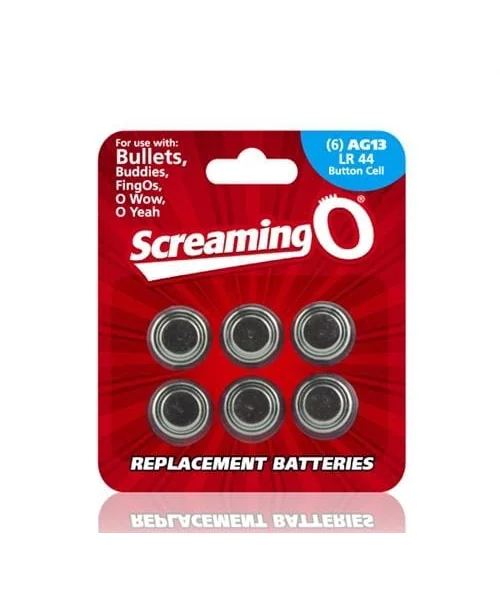 Replacement Batteries AG13 LR44 Button Cell 6 Count Each