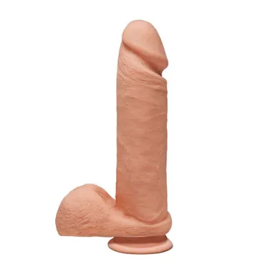 The D The Perfect D 8 Inch Dildo Tan 8 Inch