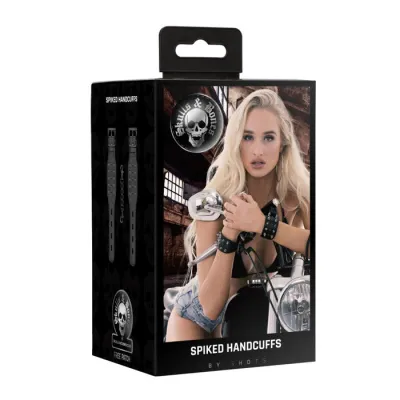Shots Skulls Bones Handcuffs With Spikes
