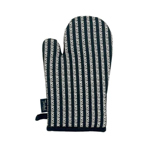 Games & Novelty: Twisted Wares Fuck Stripe Oven Mitt