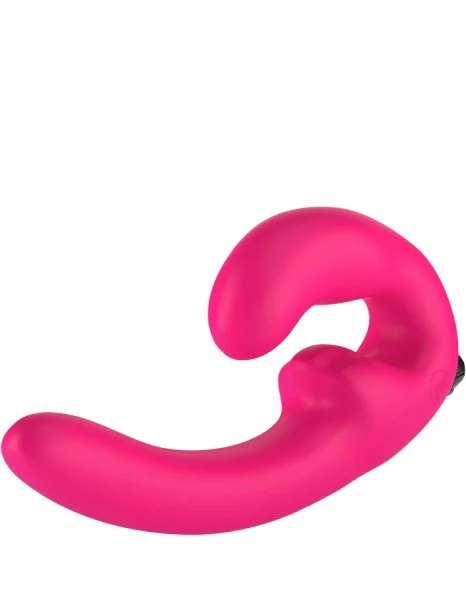 Fun Factory Sharevibe Vibrating Wearable Dildo - Pink — image 6 of 8