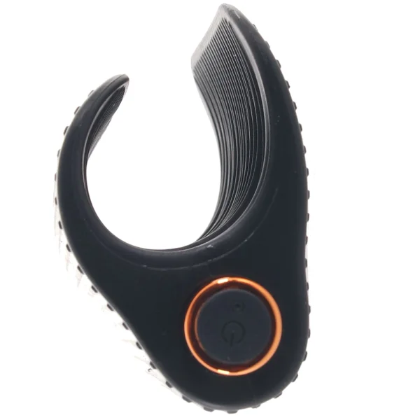 M Elite Platinum Wrapt Vibrating Rechargeable Silicone Penis Masturbator By Blush - Black