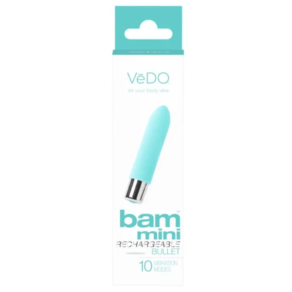 VeDO Bam 10-Mode Rechargeable Silicone Bullet Vibrator