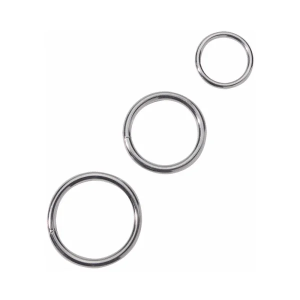 Spartacus Metal Cock Ring Set ( 3 Rings)