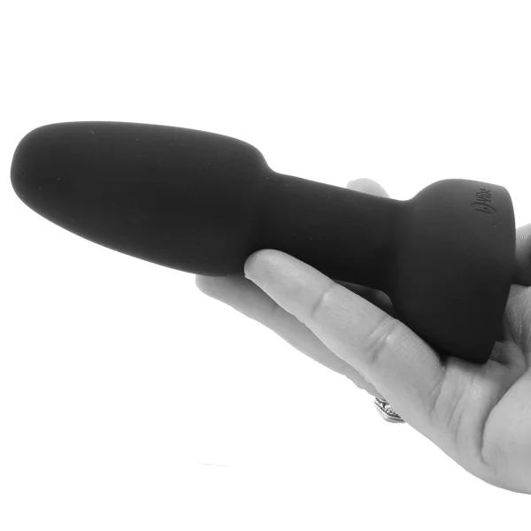b-Vibe Rimming Plug Petite - Waterproof Remote Control Vibrating Anal Toy - Black