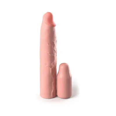 Butt Plugs Fantasy X tensions Elite Sleeve 9in With 3in Plug Light