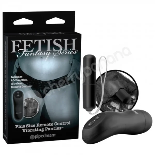 Fetish Fantasy Series Limited Edition Plus Size Remote Control Vibrating Panties